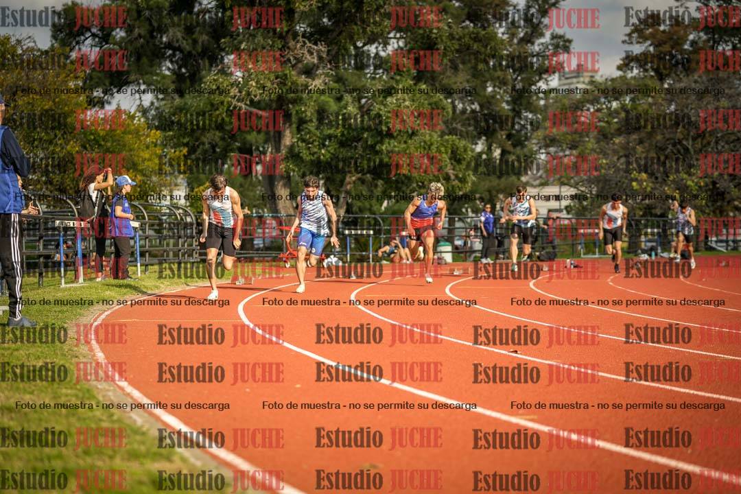 Fotos de los 200 m llanos de varones - FINAL