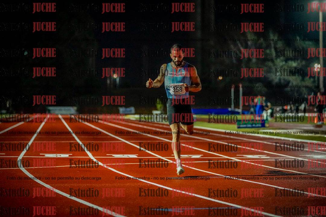 Fotos de los 400 m llanos de varones - deca 5 - serie 1