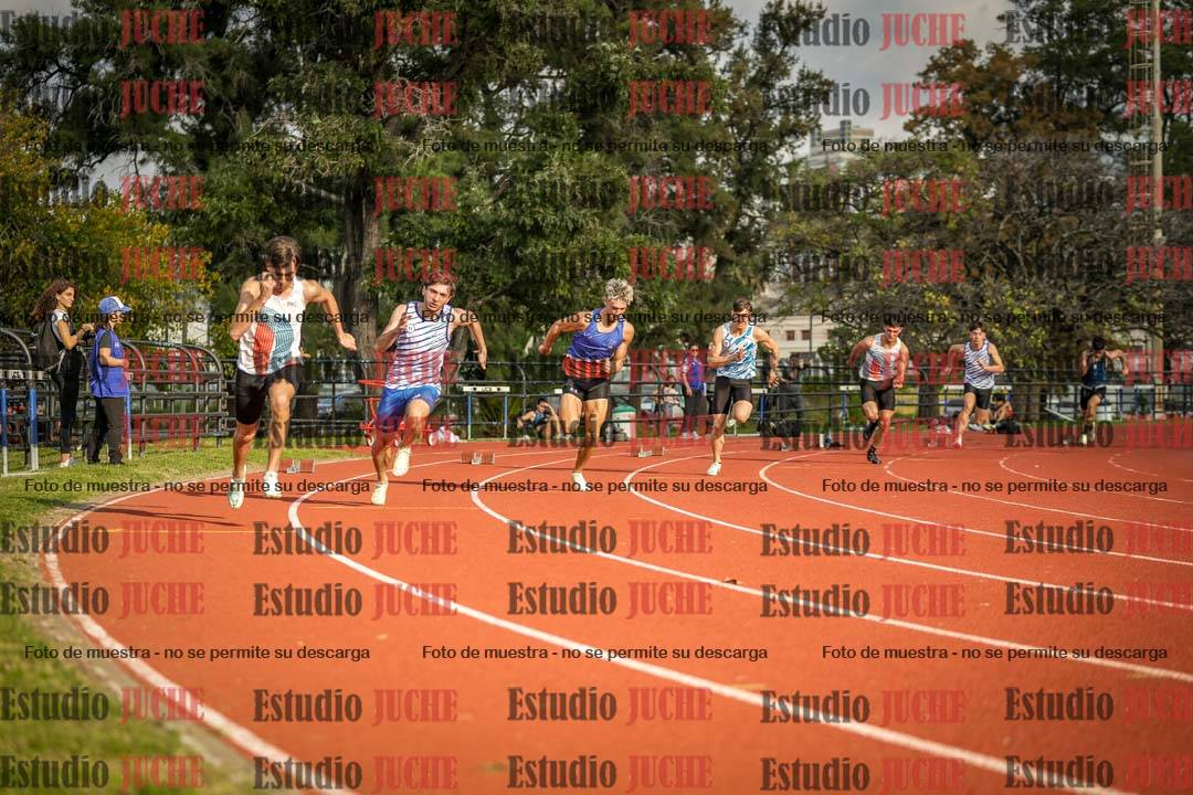 Fotos de los 200 m llanos de varones - FINAL