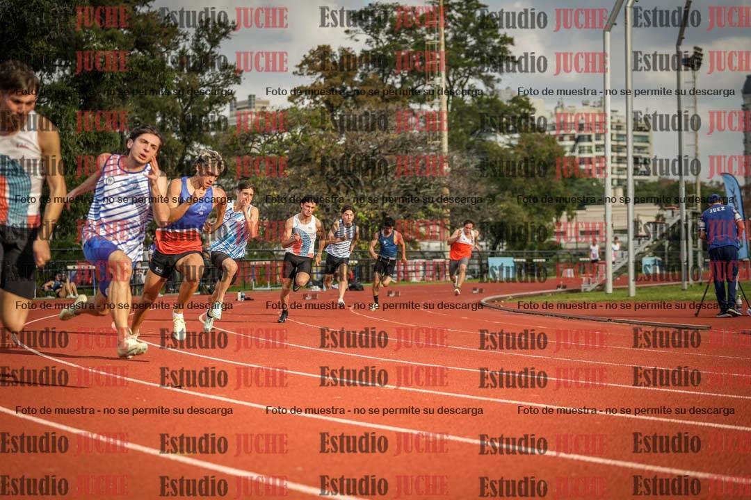 Fotos de los 200 m llanos de varones - FINAL
