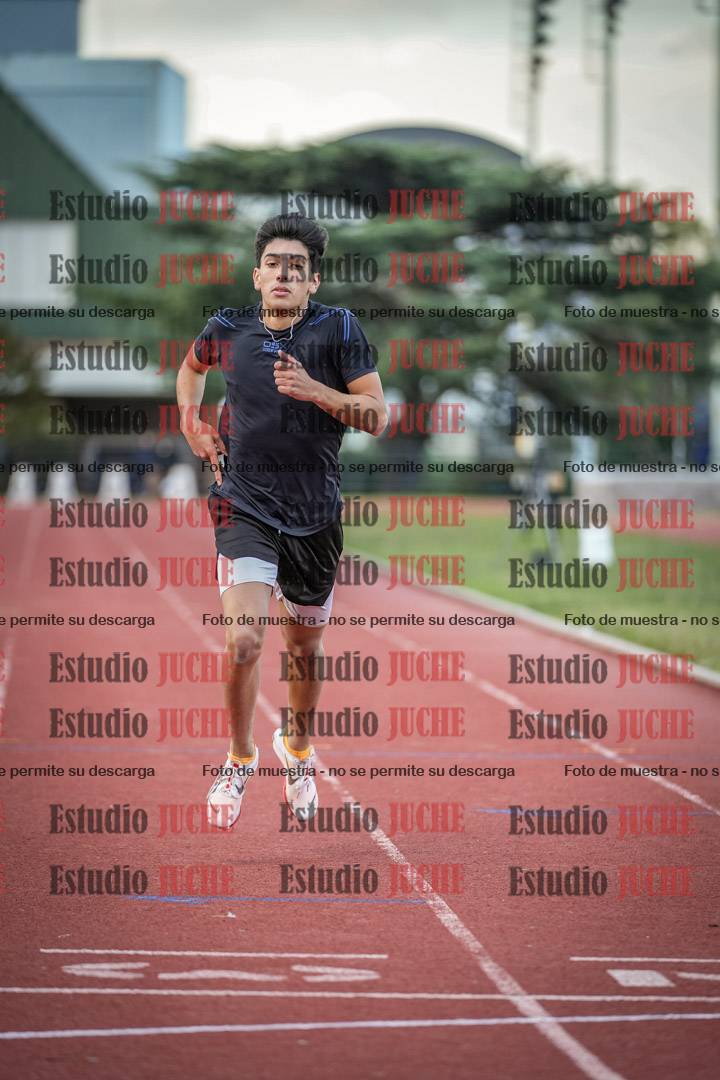 Fotos de los 400 m llanos de varones - decatlón 5