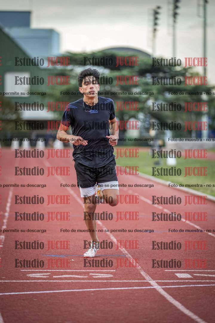 Fotos de los 400 m llanos de varones - decatlón 5