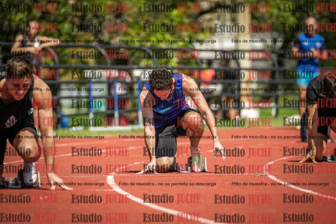 Fotos de los 200 m llanos de varones