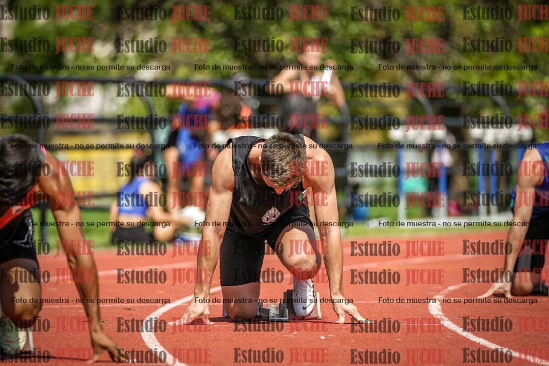 Fotos de los 200 m llanos de varones