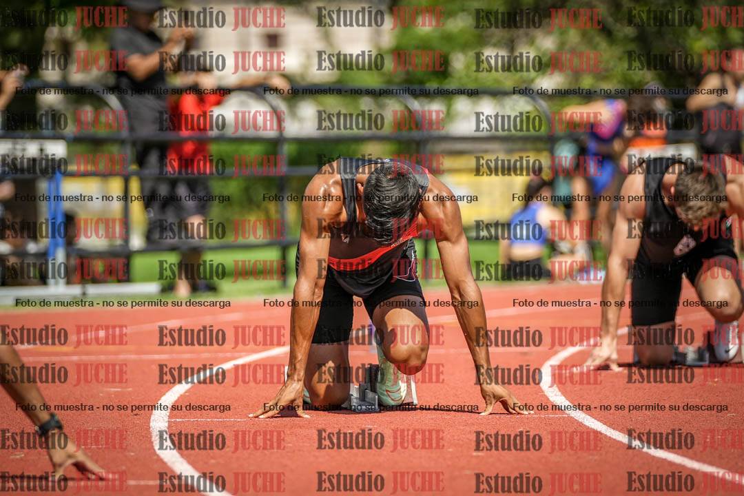Fotos de los 200 m llanos de varones
