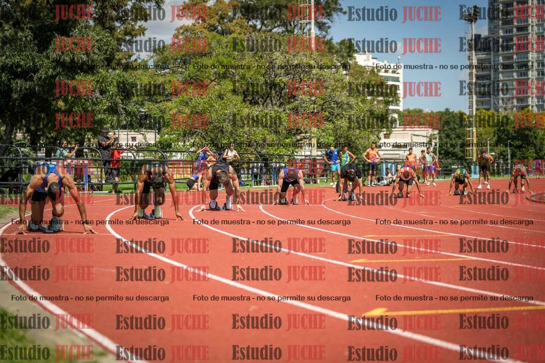 Fotos de los 200 m llanos de varones