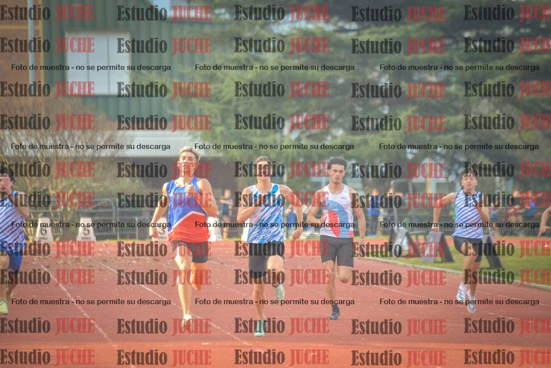 Fotos de los 200 m llanos de varones - FINAL