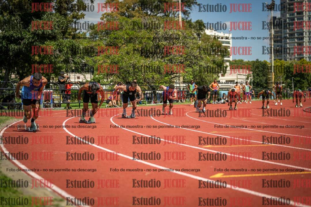 Fotos de los 200 m llanos de varones