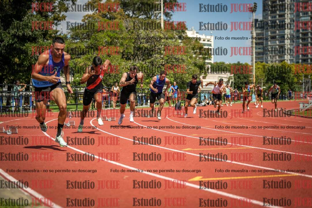 Fotos de los 200 m llanos de varones