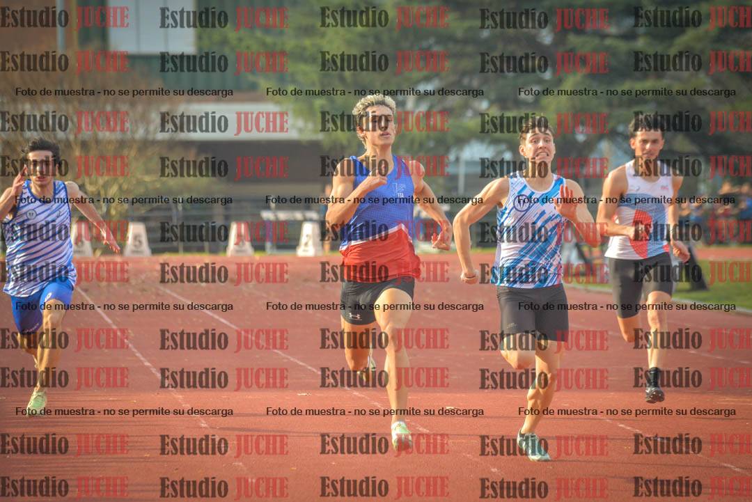 Fotos de los 200 m llanos de varones - FINAL