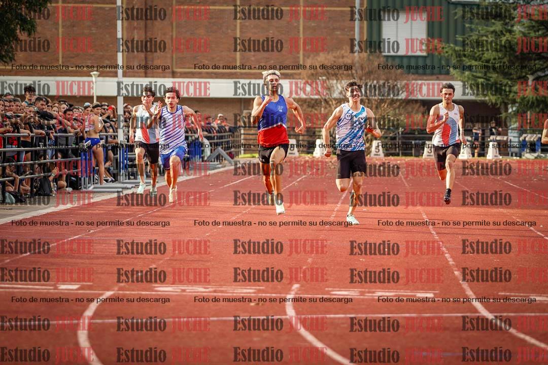 Fotos de los 200 m llanos de varones - FINAL