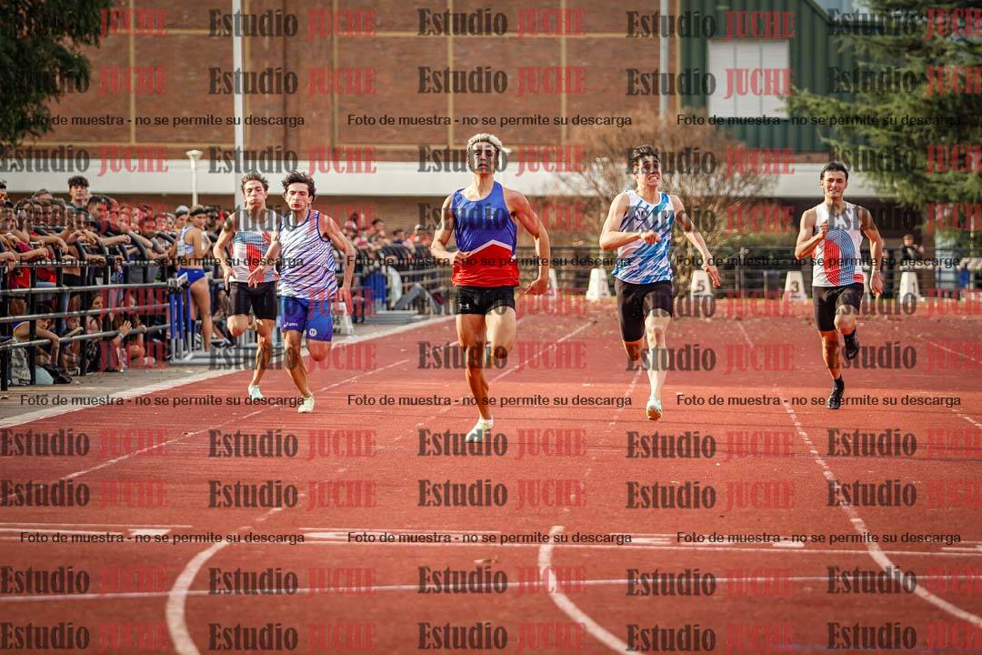 Fotos de los 200 m llanos de varones - FINAL