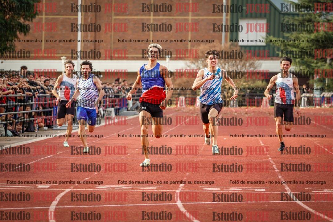 Fotos de los 200 m llanos de varones - FINAL