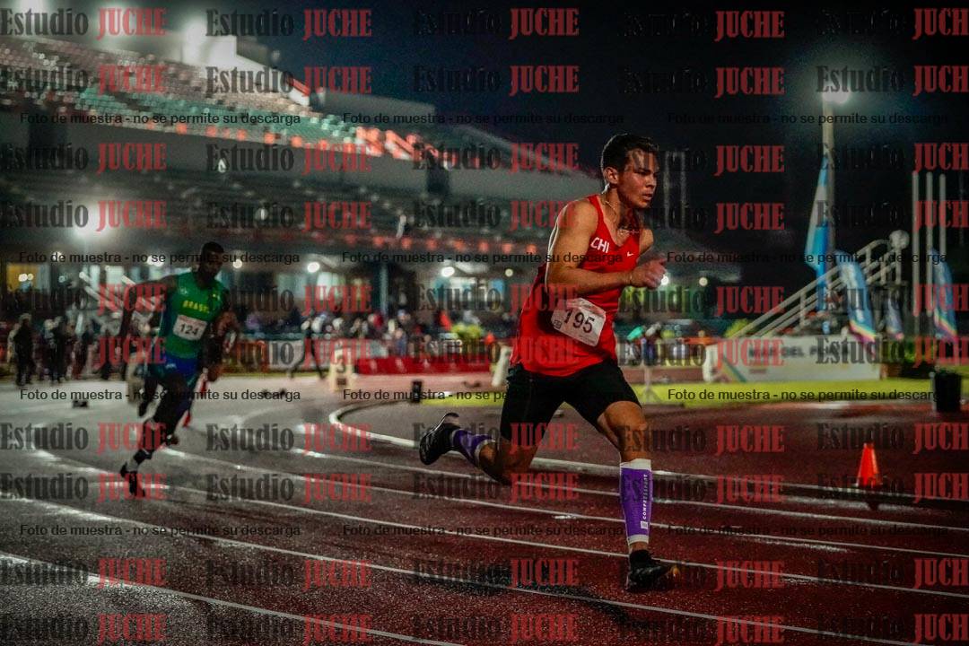 Fotos de los 400 m llanos de varones - deca 5 - serie 2