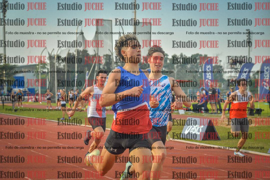 Fotos de los 200 m llanos de varones - FINAL