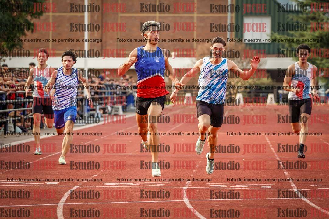 Fotos de los 200 m llanos de varones - FINAL