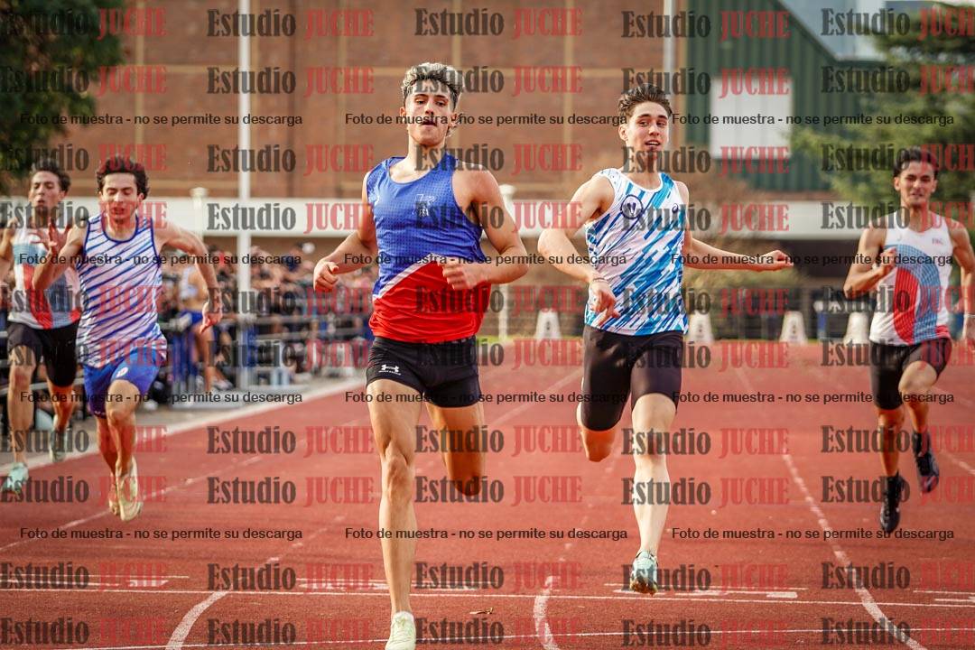 Fotos de los 200 m llanos de varones - FINAL