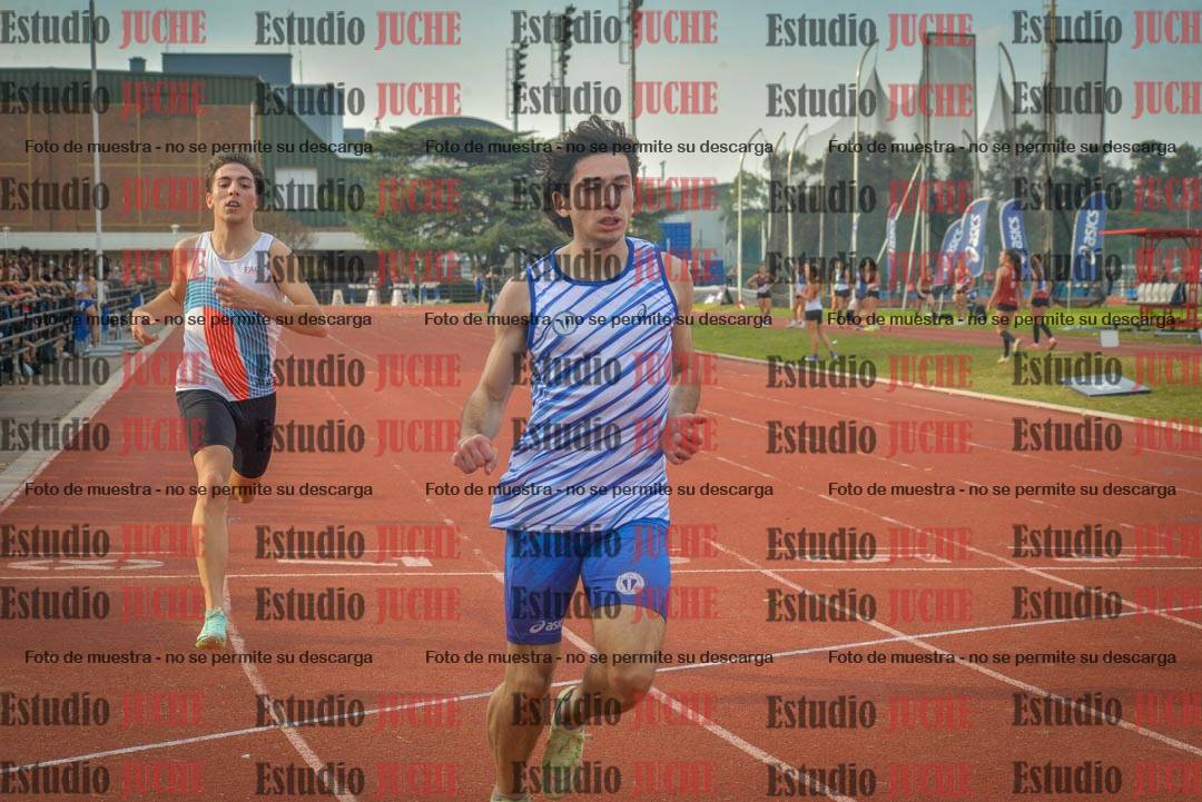 Fotos de los 200 m llanos de varones - FINAL