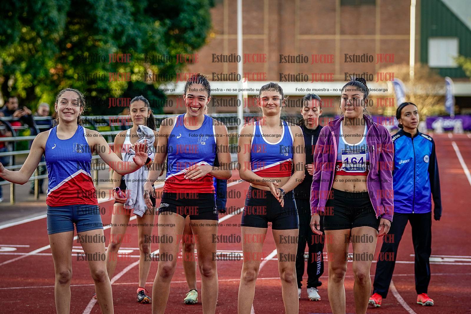 Fotos de las postas 4x400 m de mujeres