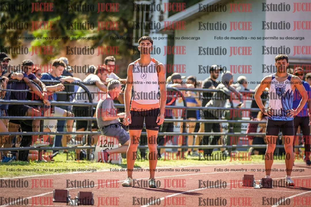 Fotos de los 400 m llanos de varones