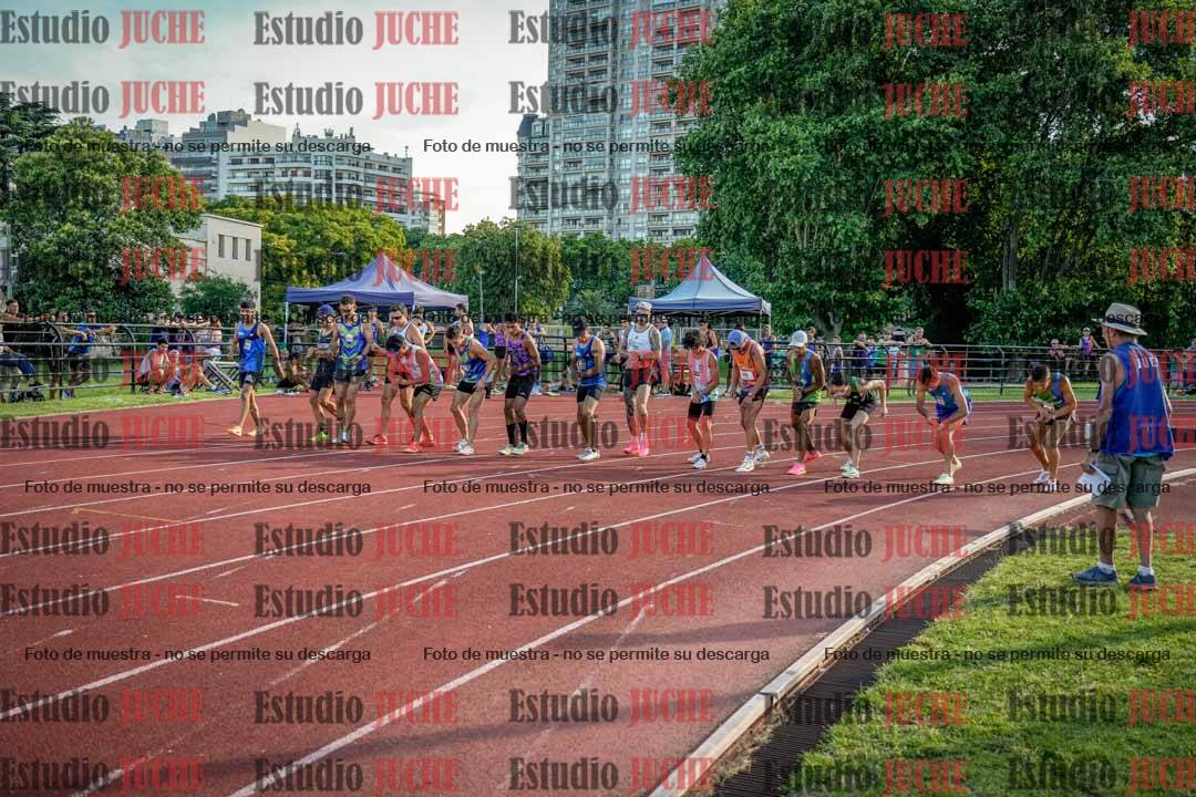 Fotos de los 1500 m llanos de varones