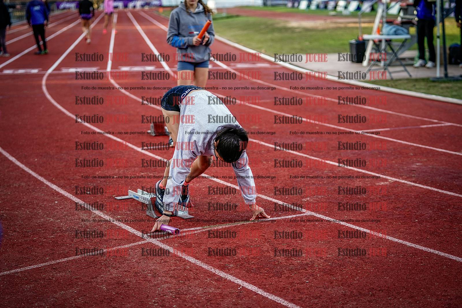 Fotos de las postas 4x400 m de mujeres