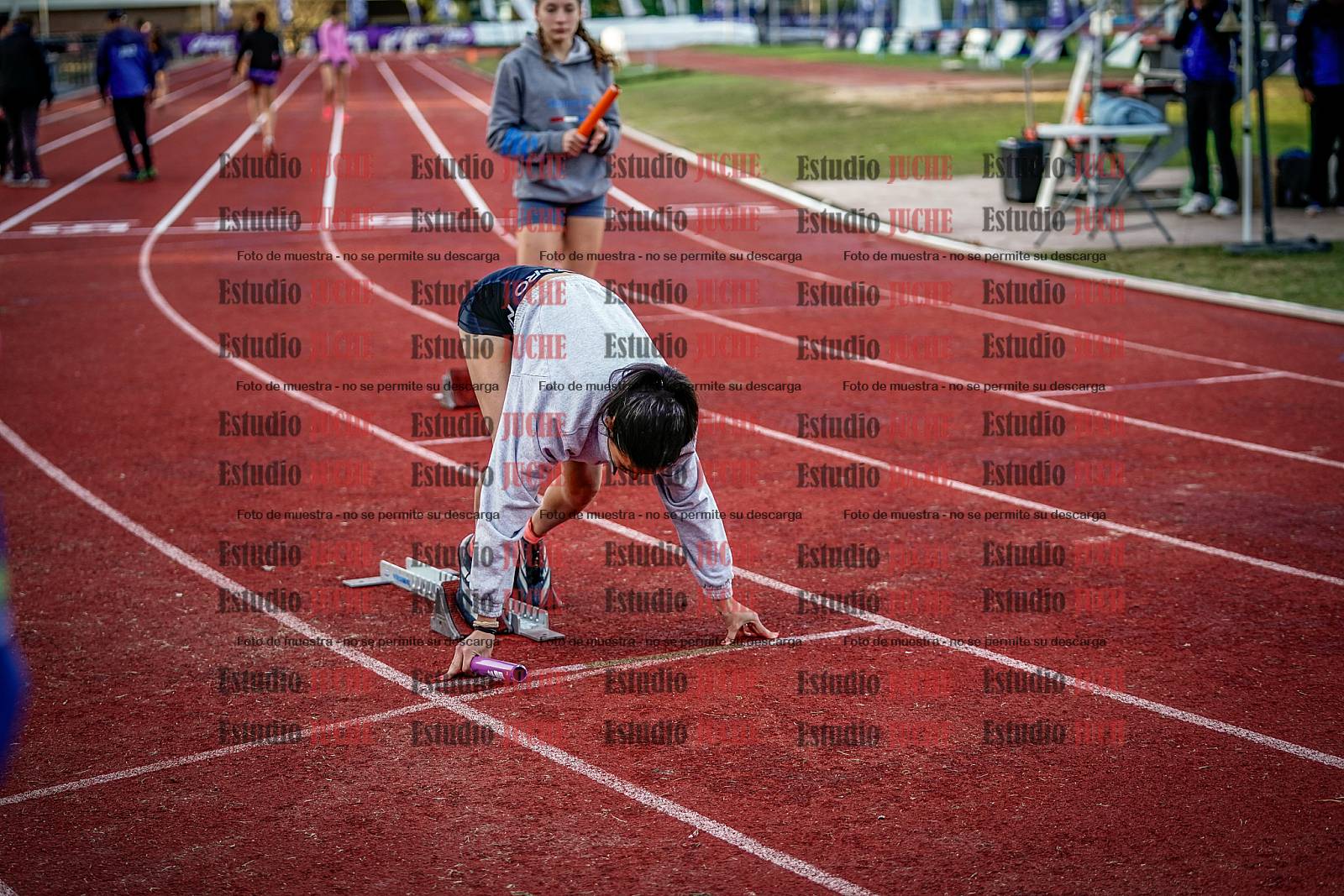 Fotos de las postas 4x400 m de mujeres