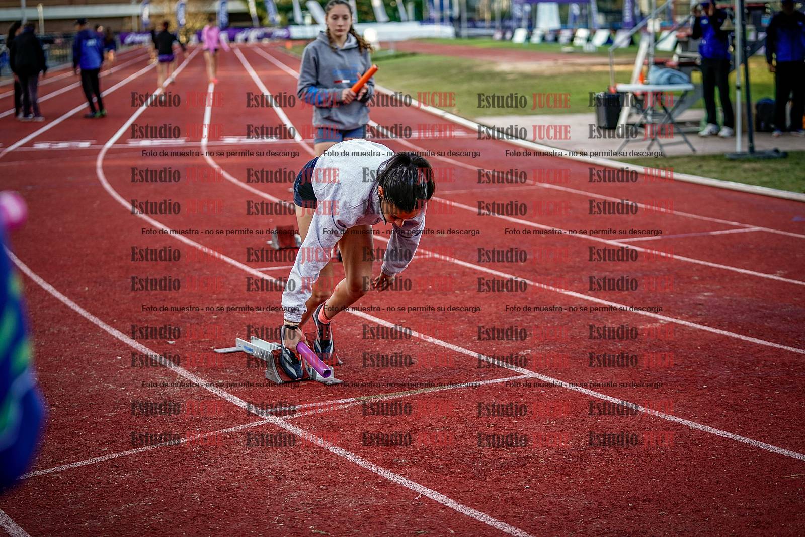Fotos de las postas 4x400 m de mujeres