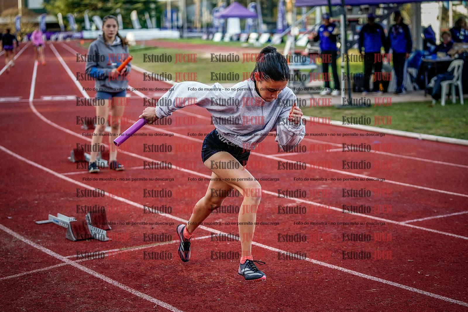 Fotos de las postas 4x400 m de mujeres