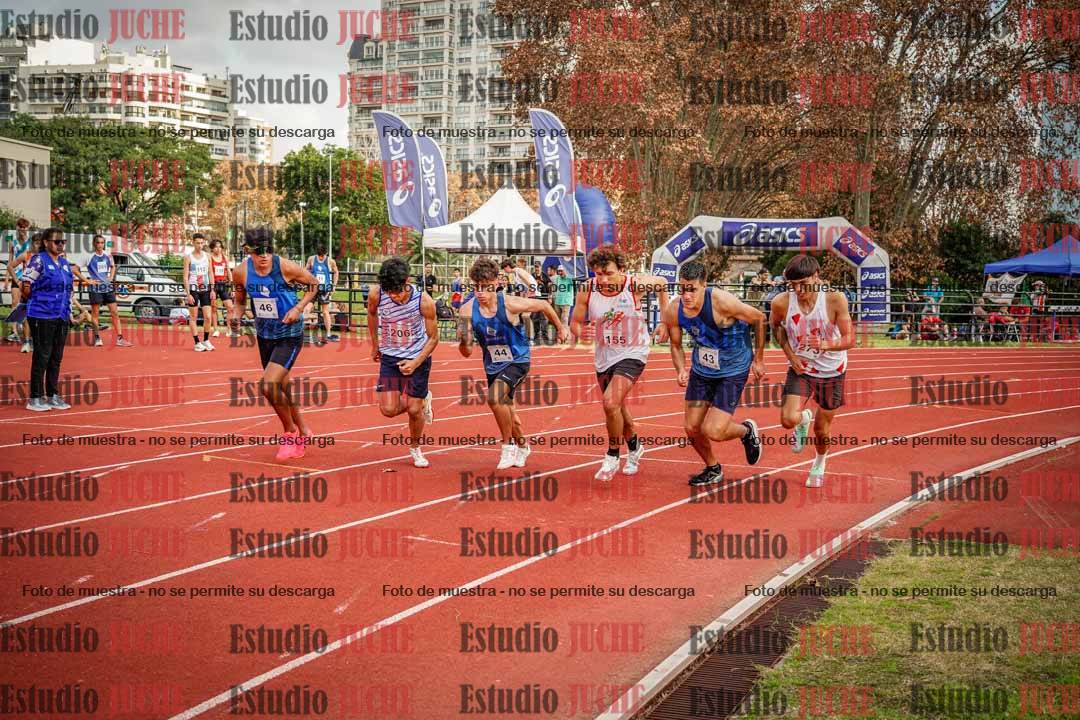 Fotos de los 1500 m llanos de varones - decatlón 10