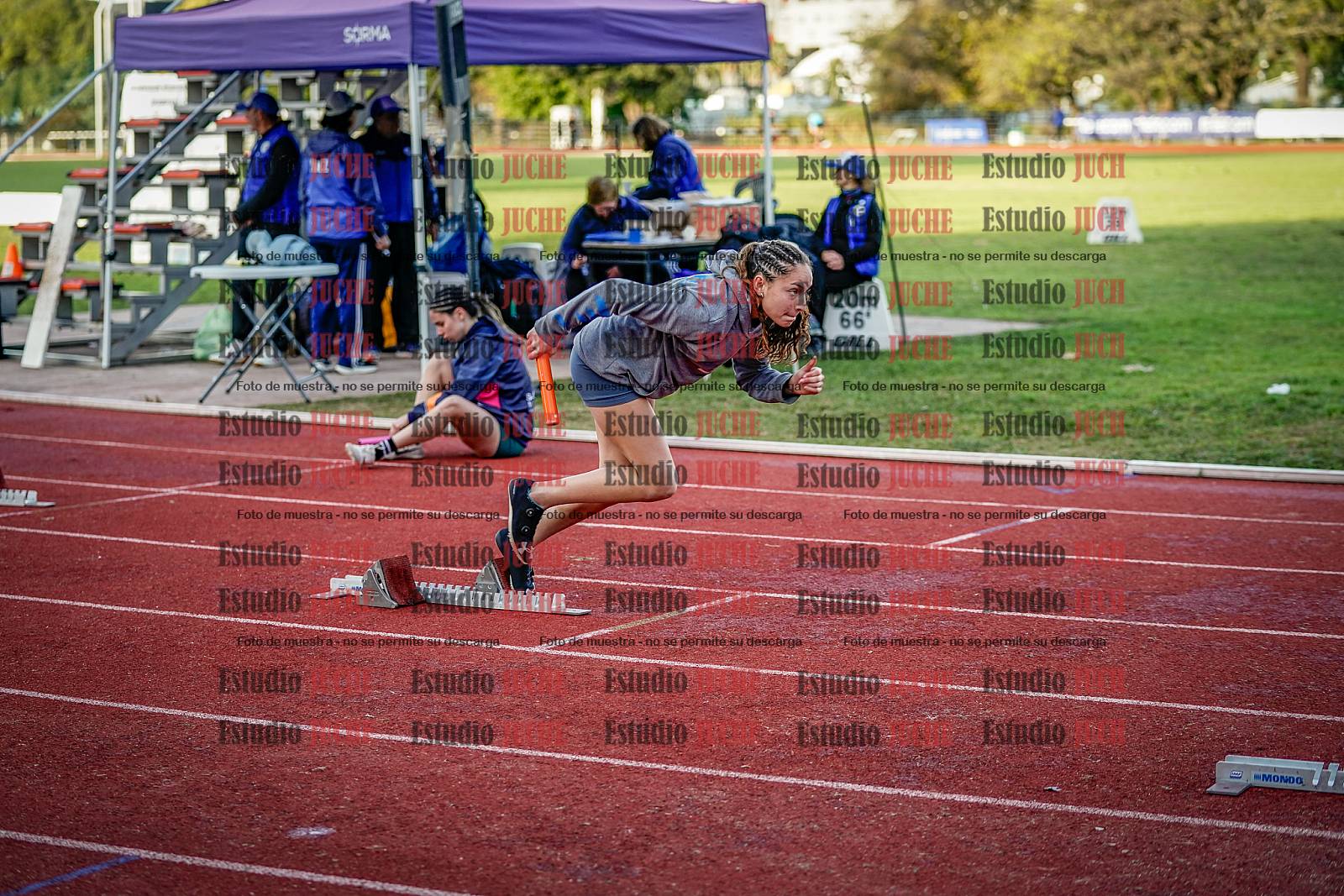 Fotos de las postas 4x400 m de mujeres