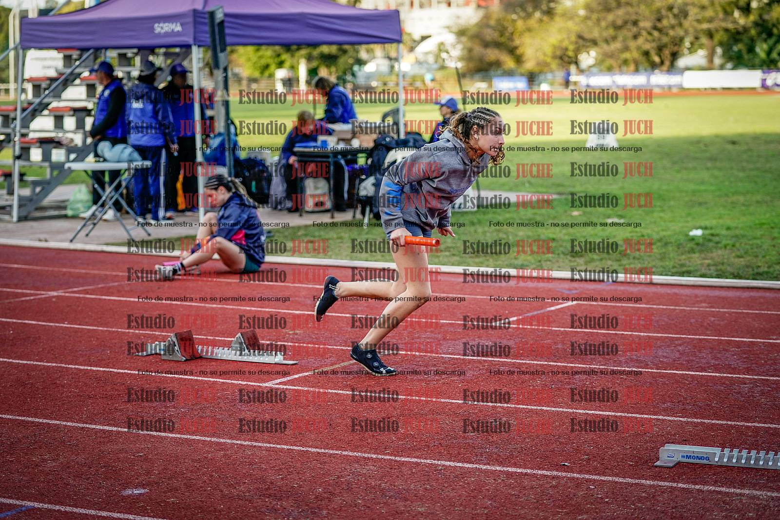 Fotos de las postas 4x400 m de mujeres