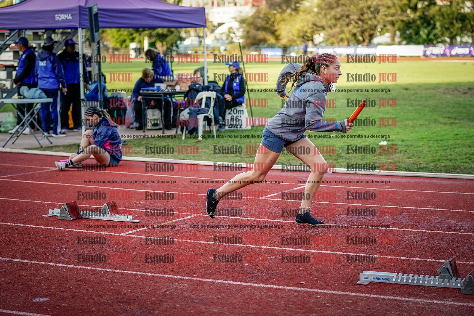 Fotos de las postas 4x400 m de mujeres
