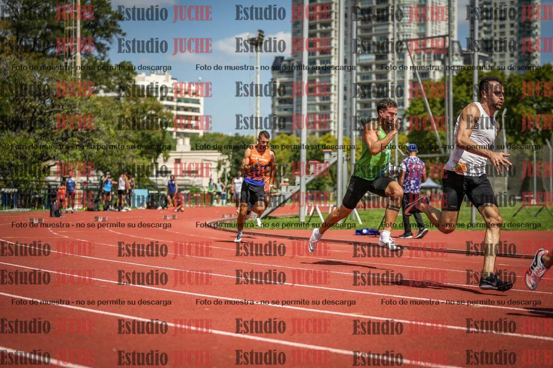 Fotos de los 200 m llanos de varones