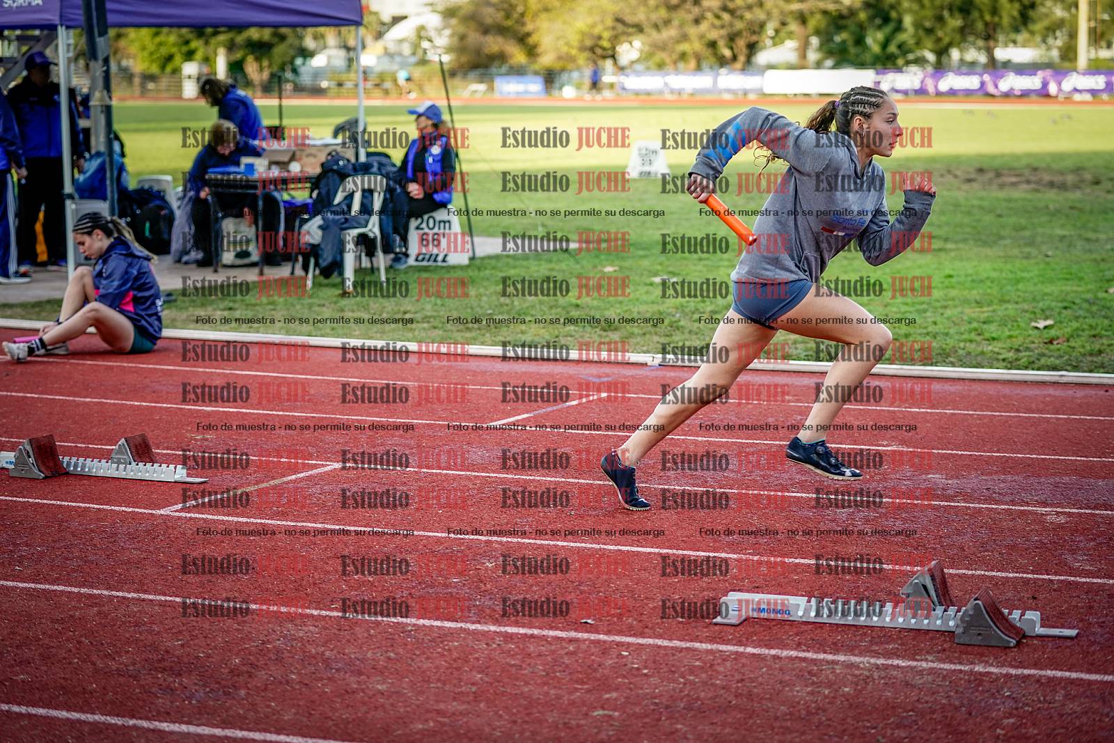 Fotos de las postas 4x400 m de mujeres