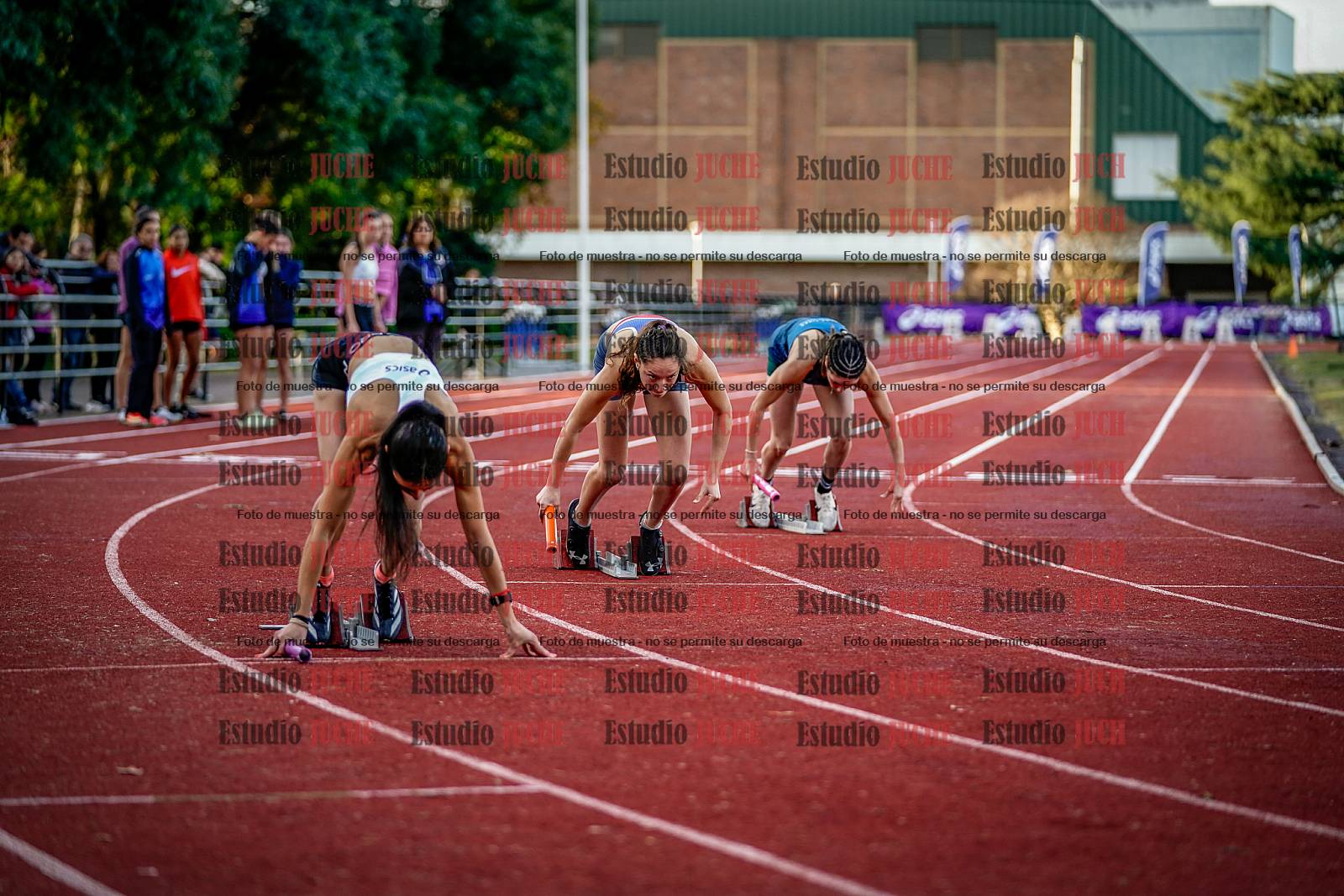 Fotos de las postas 4x400 m de mujeres