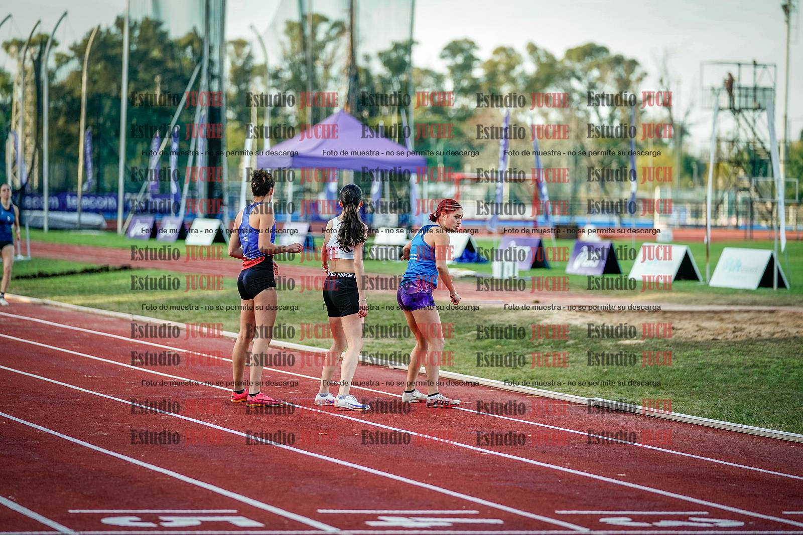 Fotos de las postas 4x400 m de mujeres