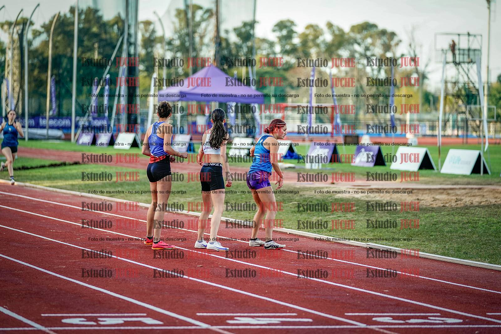 Fotos de las postas 4x400 m de mujeres