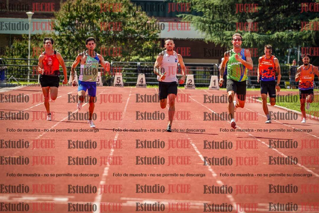 Fotos de los 200 m llanos de varones