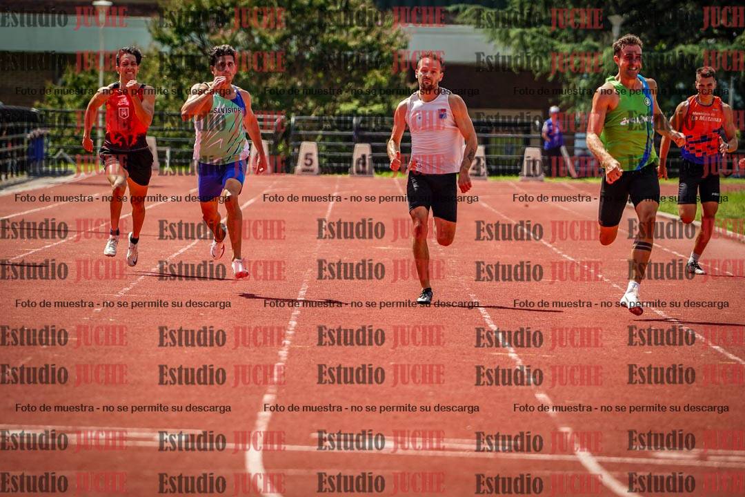 Fotos de los 200 m llanos de varones