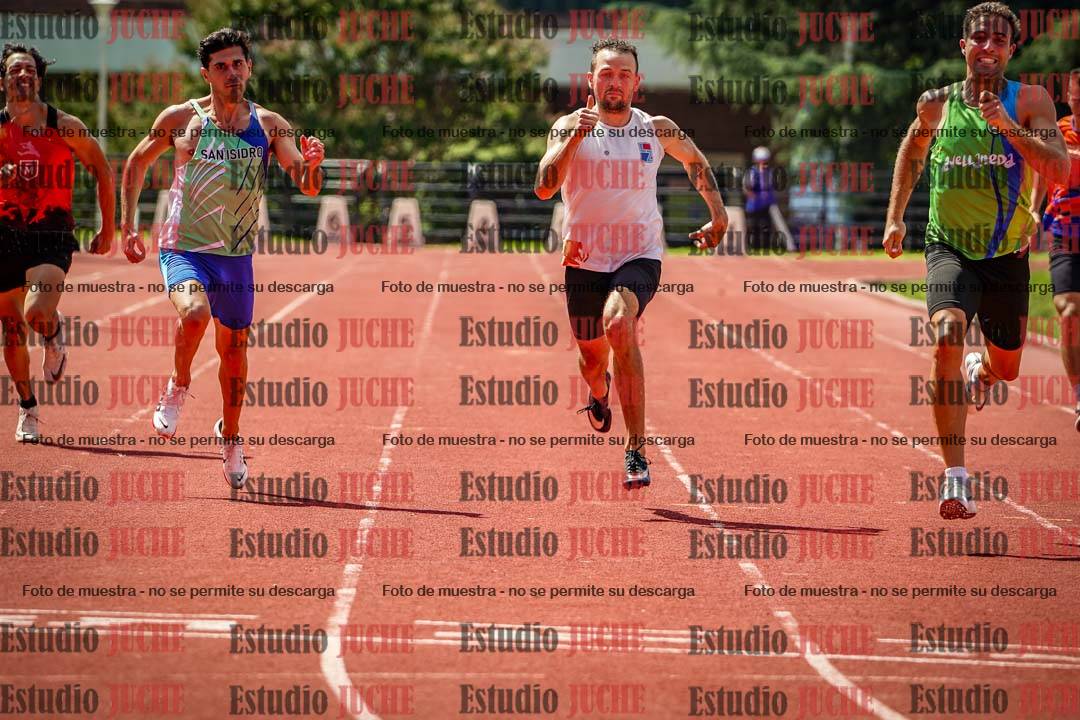 Fotos de los 200 m llanos de varones