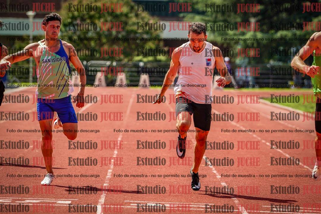 Fotos de los 200 m llanos de varones