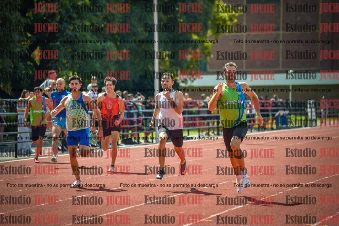 Fotos de los 200 m llanos de varones