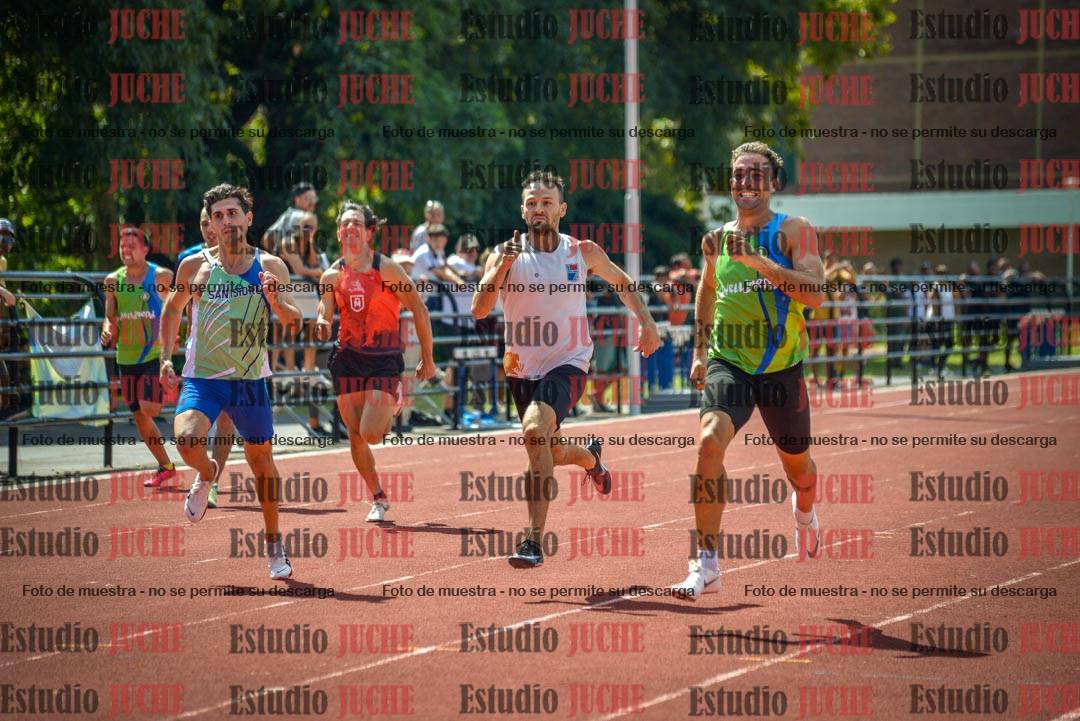 Fotos de los 200 m llanos de varones