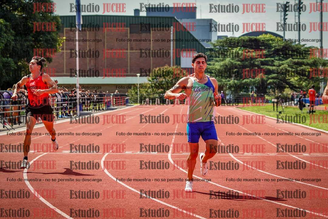 Fotos de los 200 m llanos de varones