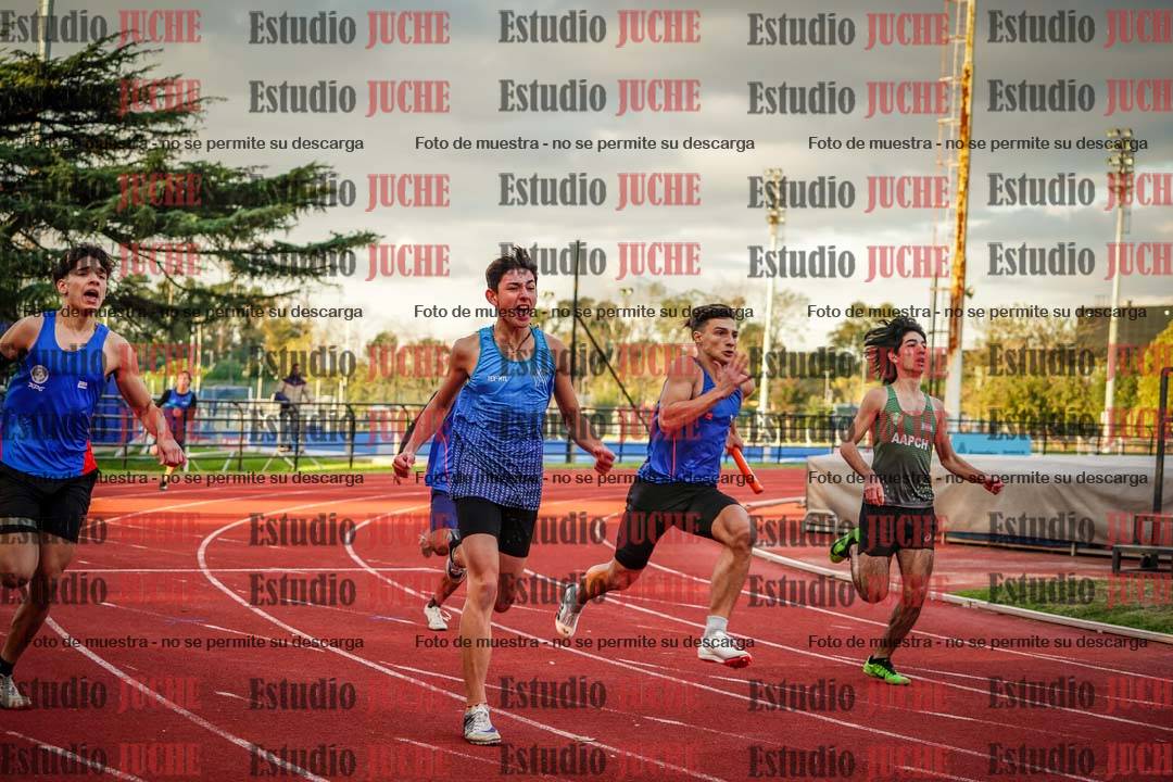 Fotos de las Postas 4x100 m de varones