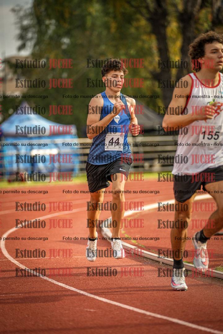 Fotos de los 1500 m llanos de varones - decatlón 10