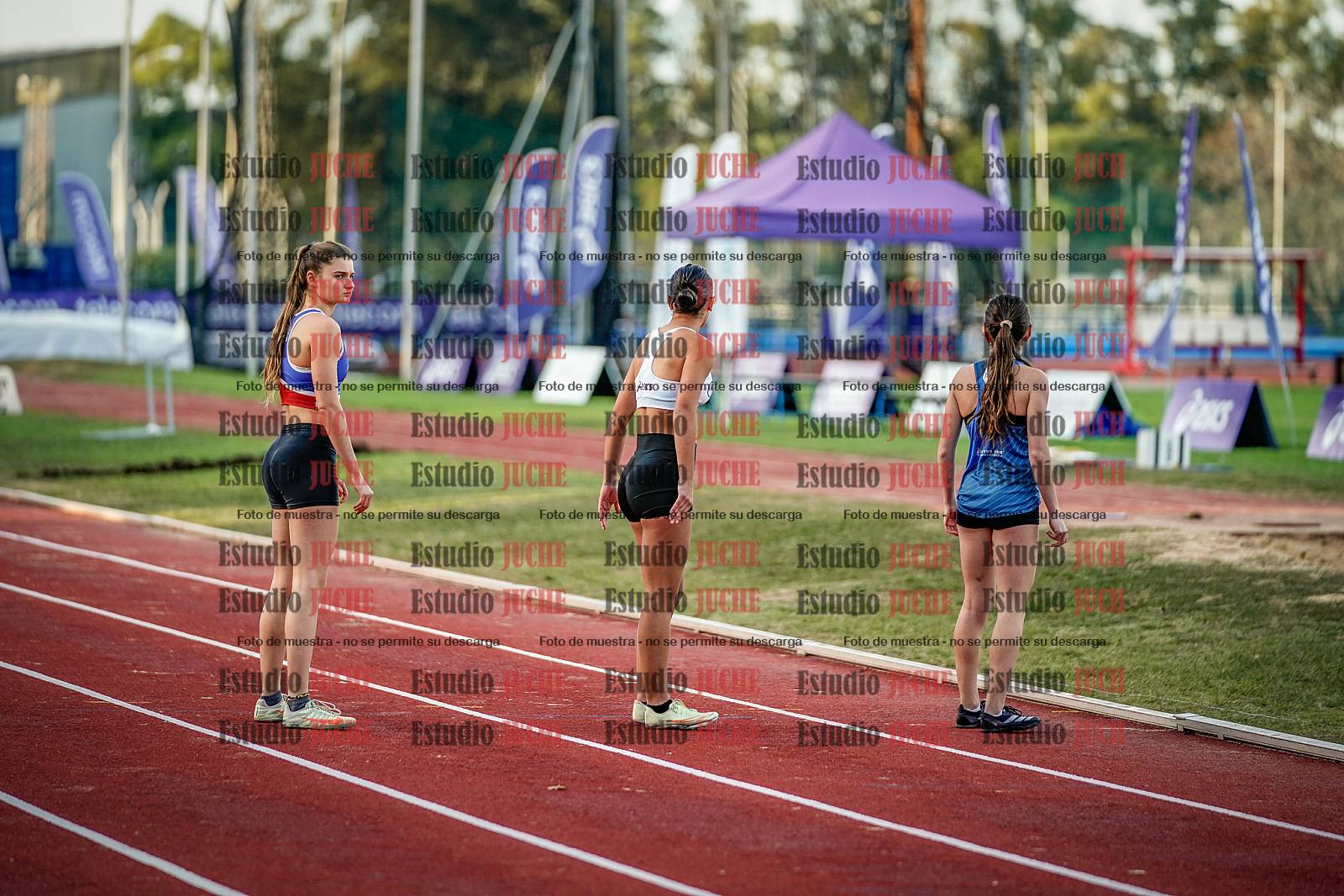 Fotos de las postas 4x400 m de mujeres