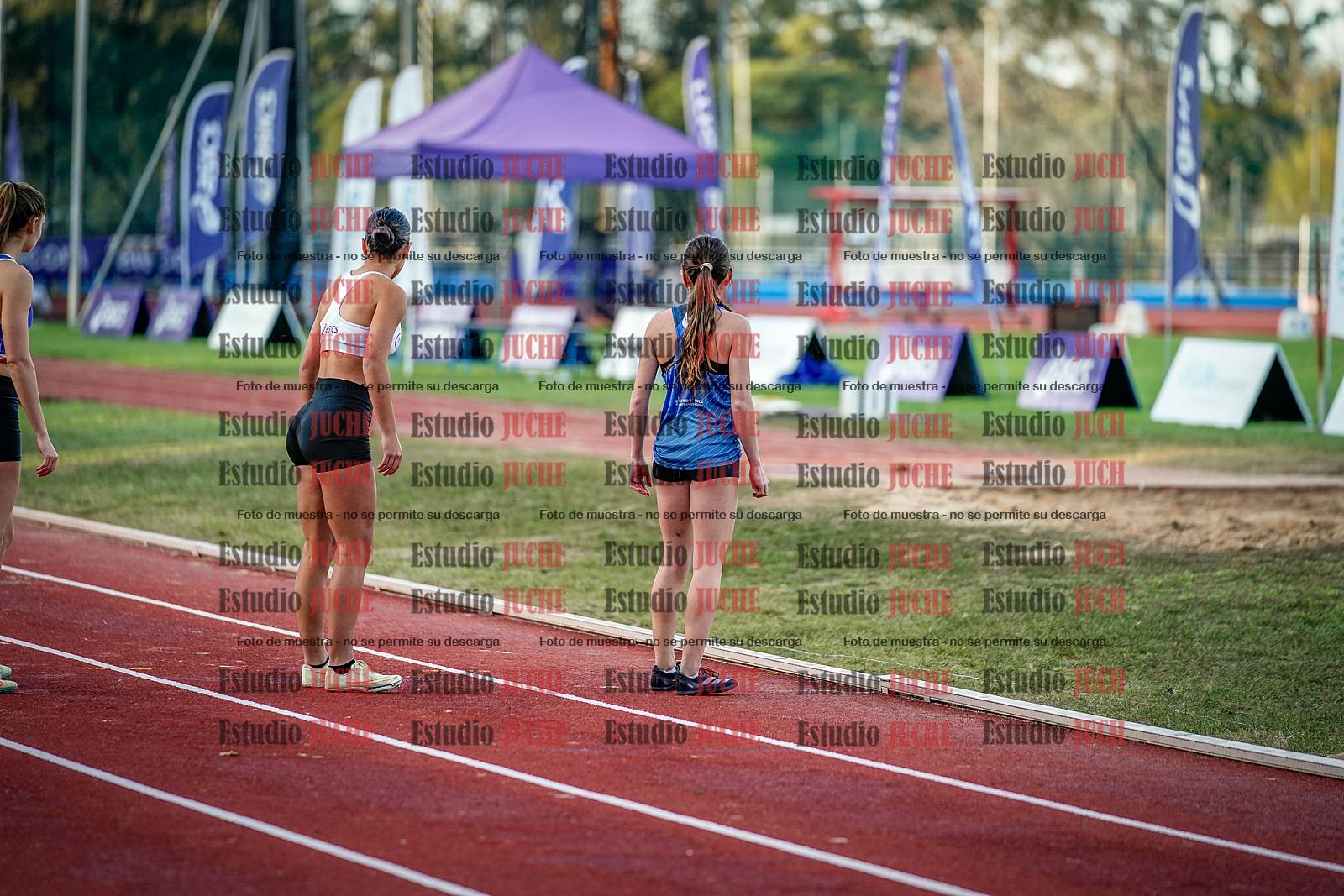 Fotos de las postas 4x400 m de mujeres