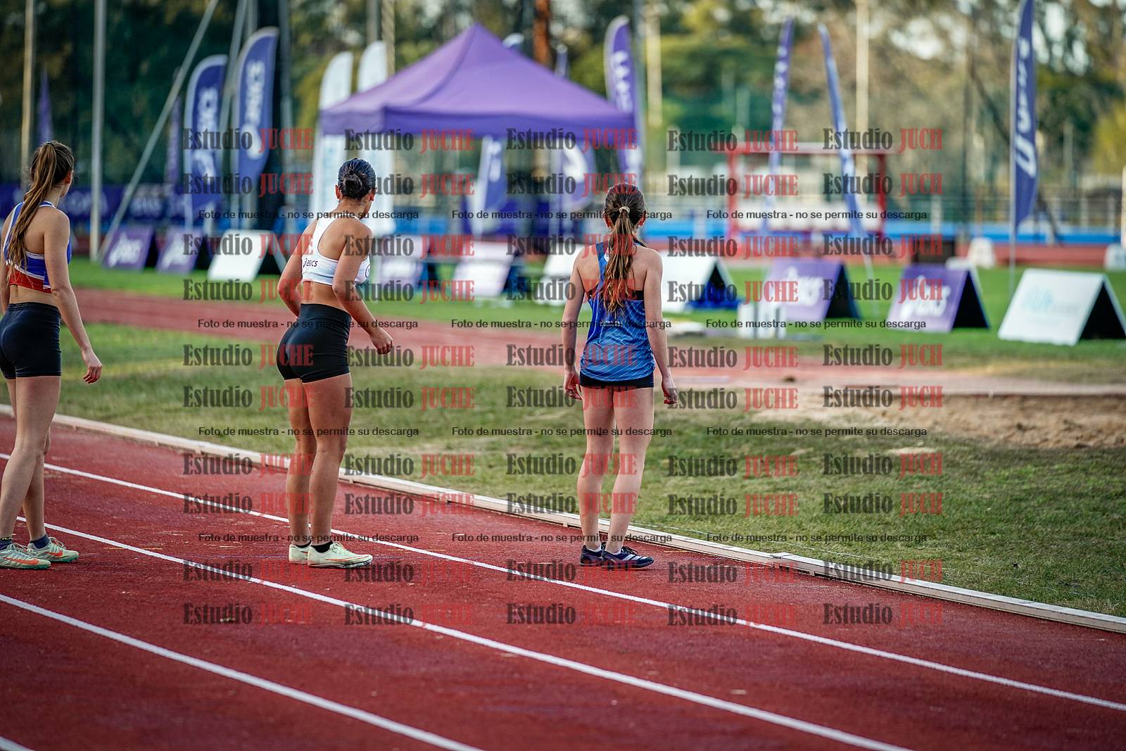 Fotos de las postas 4x400 m de mujeres
